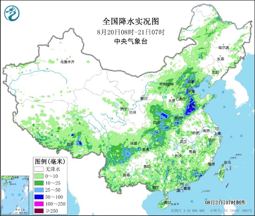 8月21日东北地区将遭遇大范围降雨 江南雨水熄灭高温(图1)