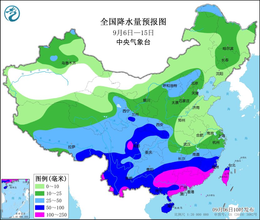 “海葵”残余环流影响福建广东等地  冷空气将影响内蒙古东北地区