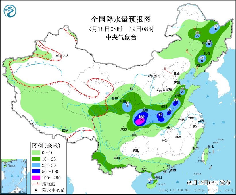 东北地区有强飑线对流  江汉黄淮有大暴雨(图2)