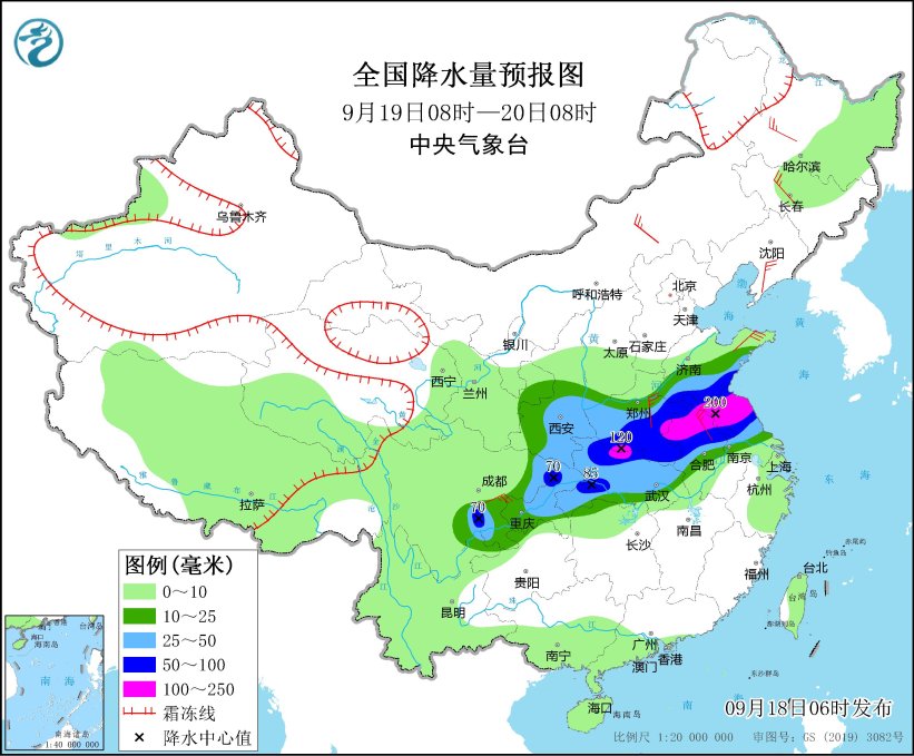 东北地区有强飑线对流  江汉黄淮有大暴雨(图3)