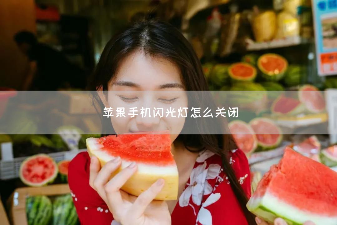 苹果手机闪光灯怎么关闭(图1)