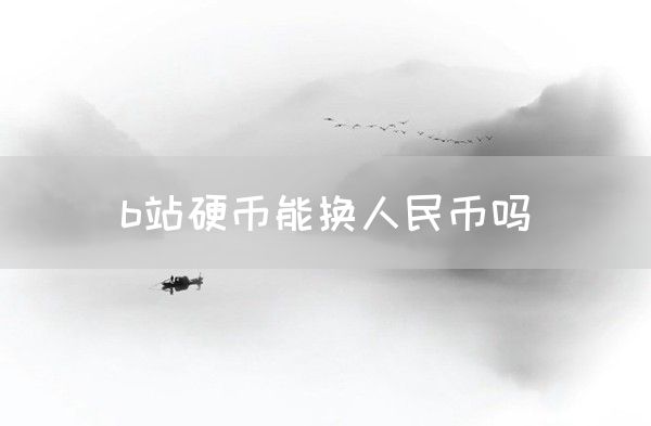 b站硬币能换人民币吗(图1)