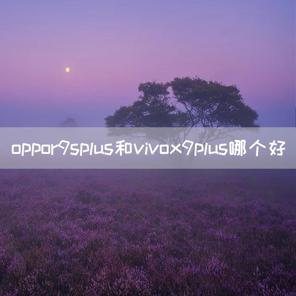 oppor9splus和vivox9plus哪个好