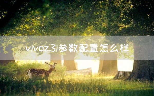 vivoz3i参数配置怎么样(图1)