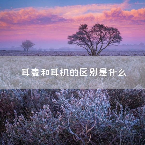 耳麦和耳机的区别是什么(图1)