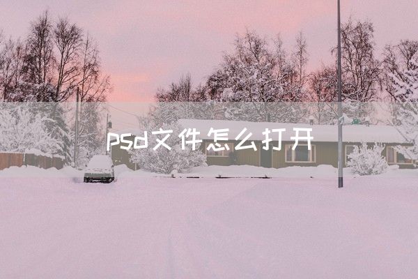 psd文件怎么打开(图1)