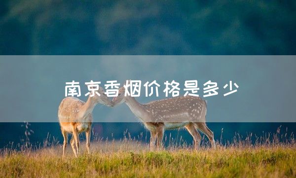 南京香烟价格是多少(图1)