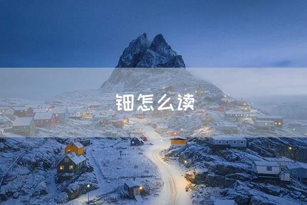 钿怎么读(图1)