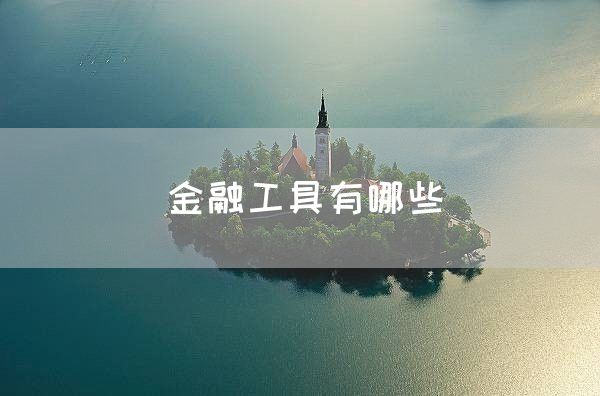 金融工具有哪些(图1)